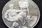 1971 Sterling Silver John Sloan 1871-1951 Medal (25 Grams)