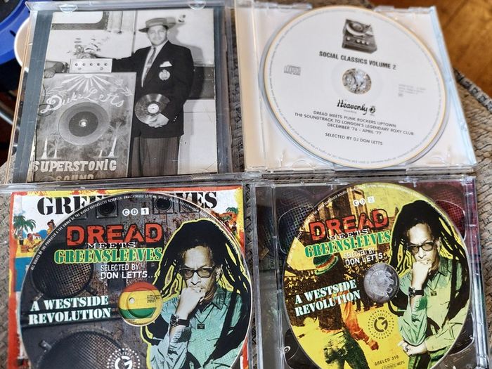 Don Letts - Dread Meets Punk Rockers Uptown CD & Dread meets Greensleeves  2CD