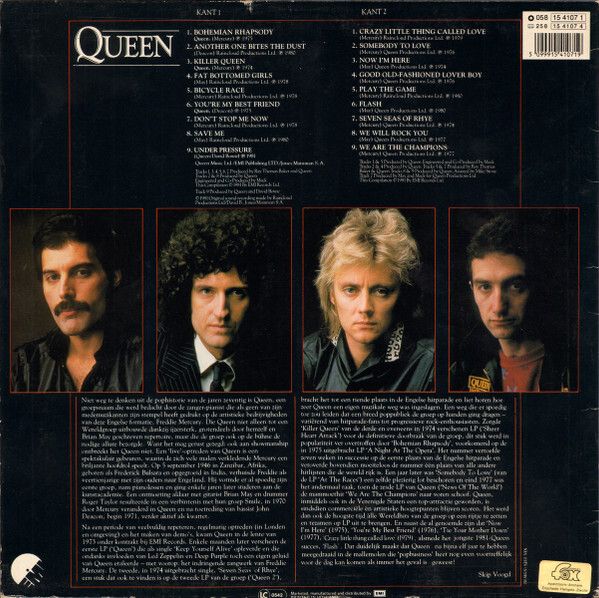Queen Greatest hits Dutch pressing