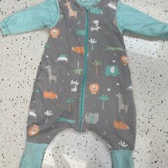 Slumbersac sleeping bag with feet