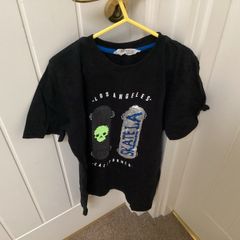 Black T-shirt age 10/12 REDUCED