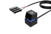 Computer Desktop Switch 1.8m Blue LED PC Motherboard External Start Power On Off Button Extension Cable For Home Office