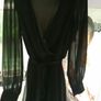 A WEAR black chiffon long sleeved dress Image 5