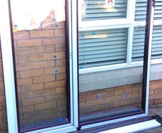 rosewood pvc double glazed window