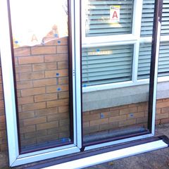 rosewood pvc double glazed window