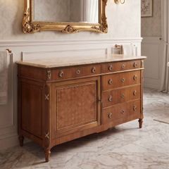 Old French marble topped washstand which could be used as as a sink unit.