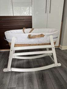 Rocking Moses Basket Stand & Moses Basket