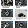 C6 Super Bright Car LED Headlight Bulbs H1/H7/H11,3800lm Car Exterior White COB Light Bulbs Image 2
