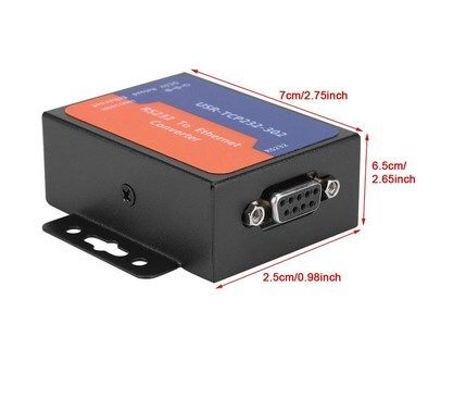 USR-TCP232-302 Tiny Size Serial RS232 to Ethernet TCP IP Server Module Ethernet Converter Support DHCP/DNS