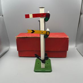 Hornby Series O Gauge No 2 Double Arm Signal - Nice Example - Boxed