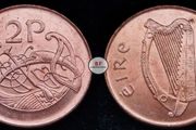 [#2277] - Ireland 1996 | 2 Pence | Irish 2p | KM.21a | UNC