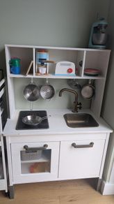 Toy kitchen and accessories