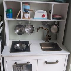 Toy kitchen and accessories