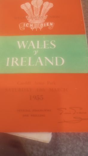 Rare Irish Rugby Programmes