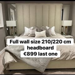 headboard full height and oversized