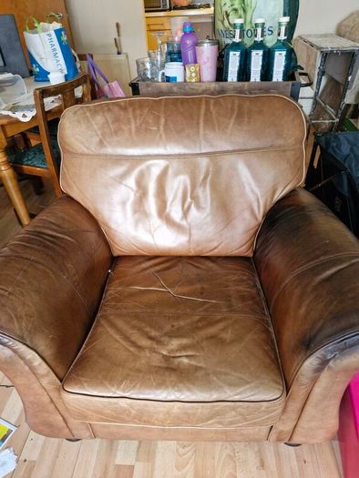 Leather 3-piece suite