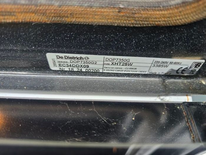 De Dietrich oven DOP7350G + hob DTI309XE1 built-in