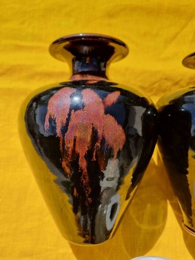 Louis Mulcahy Vases. Vinted. Set of 3.