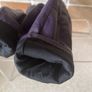 Ladies Leather lined Purple/Pink Glives Medium Image 4