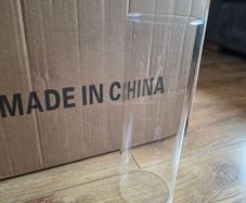 11 Clear Glass Cylinder Vases. Wedding Centrepiece Decor