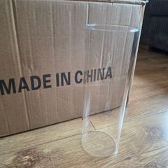 11 Clear Glass Cylinder Vases. Wedding Centrepiece Decor