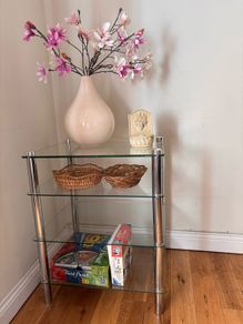 Glass shelves