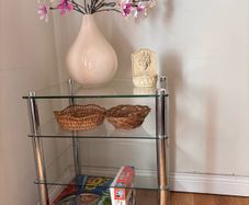 Glass shelves
