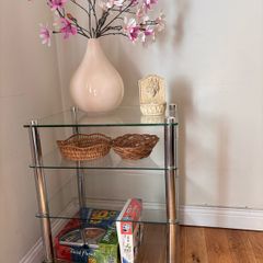 Glass shelves