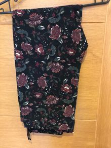Floral trousers Dunnes 16