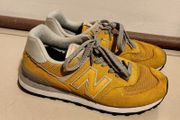 Price drop New Balance 574 Classic Yellow &amp; Grey | Size US 5.5 / UK 5 / EUR 38