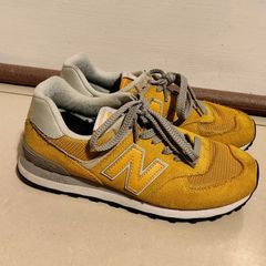 Price drop New Balance 574 Classic Yellow & Grey | Size US 5.5 / UK 5 / EUR 38