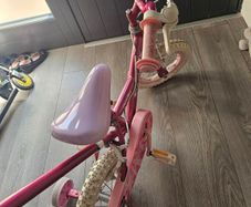 bike/bicycle size 12 with parent handle