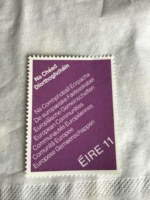 Irish stamp - European Communities