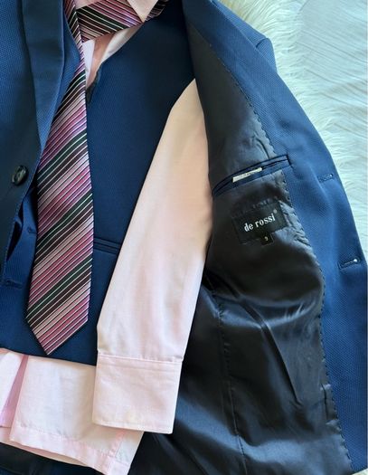 De Rossi 3 piece communion suit includes shirt and tie age 9 years