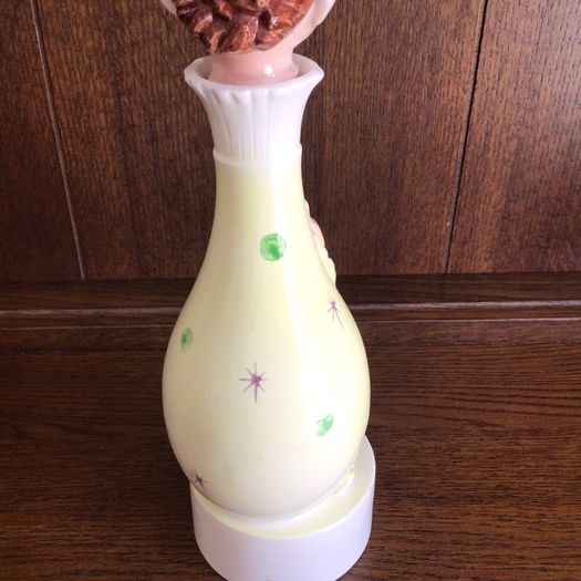 1950s/60s Vintage ceramic Clown musical Decanter "how dry am I "
