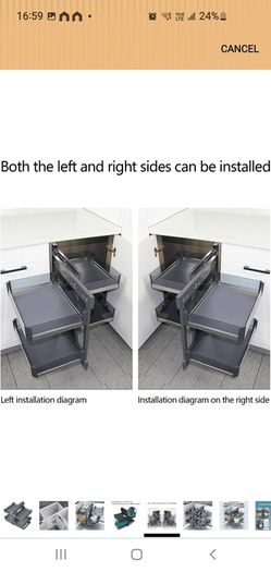 2 Tier Blind Corner Cabinet storage