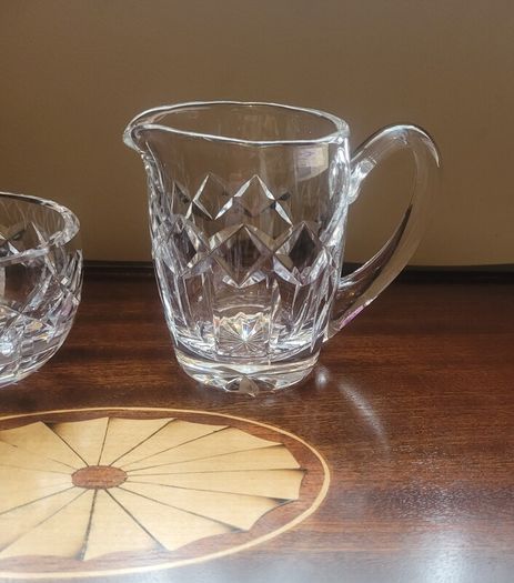 Waterford Crystal Milk Jug & Sugar Bowl