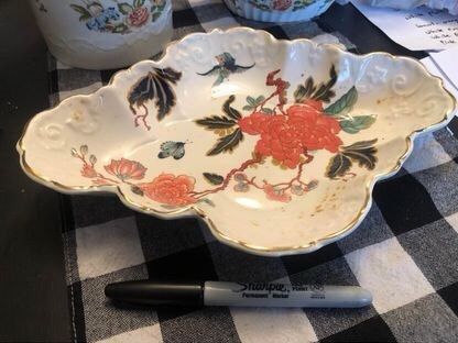 Vintage James Kent Old Foley Eastern Glory platter