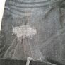 Men's black denim shorts Image 2