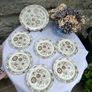 Arklow Pottery Cake/Sandwich Plate and 6 SidePlates Image 4