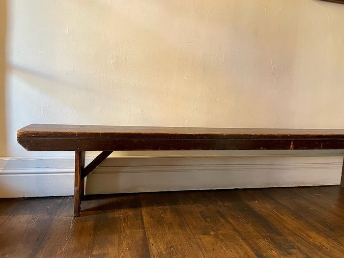 LONG vintage bench x2