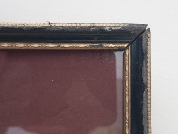 Old 19th C Framed Print of Dublin Bay