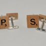 Scrabble Tile Cufflinks Image 2