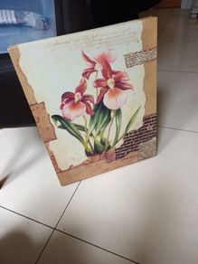 Canvas Painting  - Floral.   S- 51cm x 41cm. .  New.