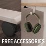 Electric Standing Desk Height Adjustable Standing Desk Sit Stand Desk Stand Up Desk with Headphone Hook 100x60cm Desktop for Home Office (FREE POSTAGE) Image 3