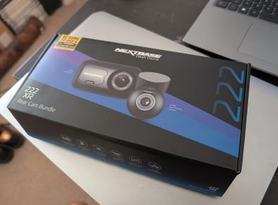 Nextbase 222XR Front and Rear Dash Cam. New in box