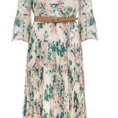Phase Eight Dani Pleated Dress Sz 14UK - BNWT - Rrp 199