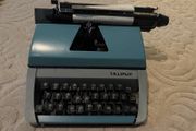 Vintage Lilliput Junior Children's Typewriter, Blue, 1970s