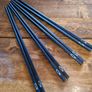 wooden chopsticks with metal fish embedded Image 3