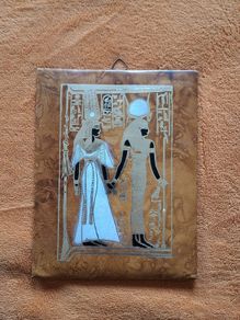 Vintage egyption lather art